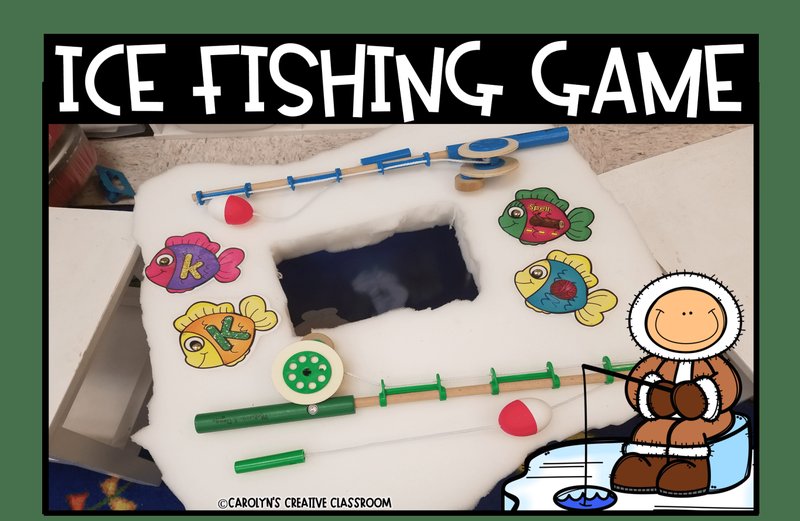 Overview of ice fishing game online Overview of ice fishing game online