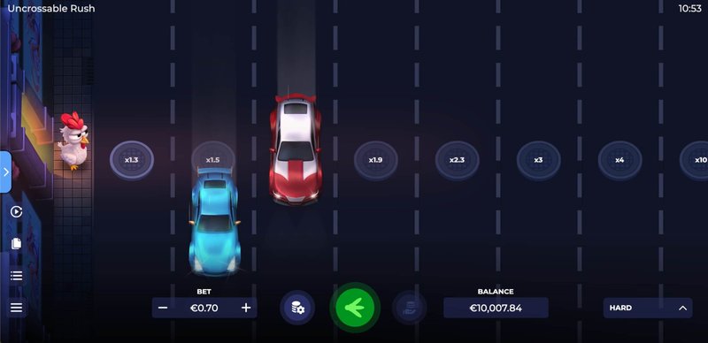 Experiencia de Máxima Intensidad en el Casino con Uncrossable Rush en Chile - overview